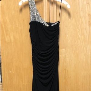 Designer Gown/ long black